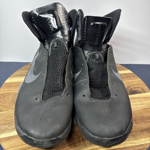 Size 13 - Nike Hyperdunk 2010 Black Dark Grey Men's - Picture 3 of 16